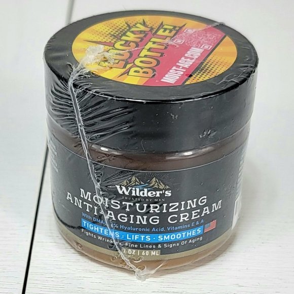 Wilder' Men's Face Moisturizer Anti-Aging & Wrinkle Cream with Collagen Sealed - Picture 3 of 3